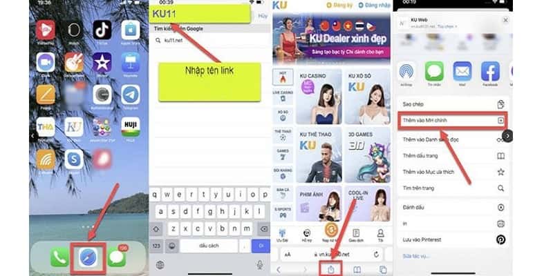 Hướng dẫn tải Kubet trên iphone